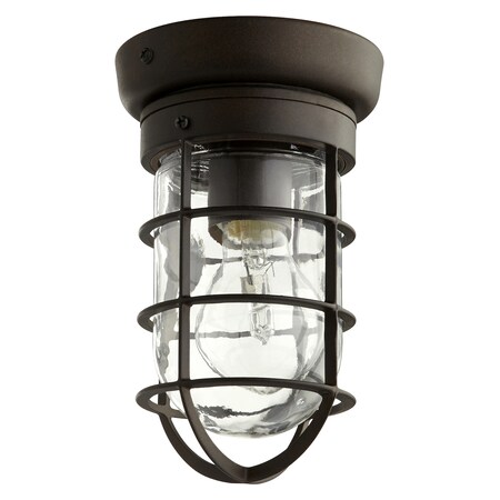 Quorum Bowery 1Lt Cmnt Oiled Bronze 7282-86